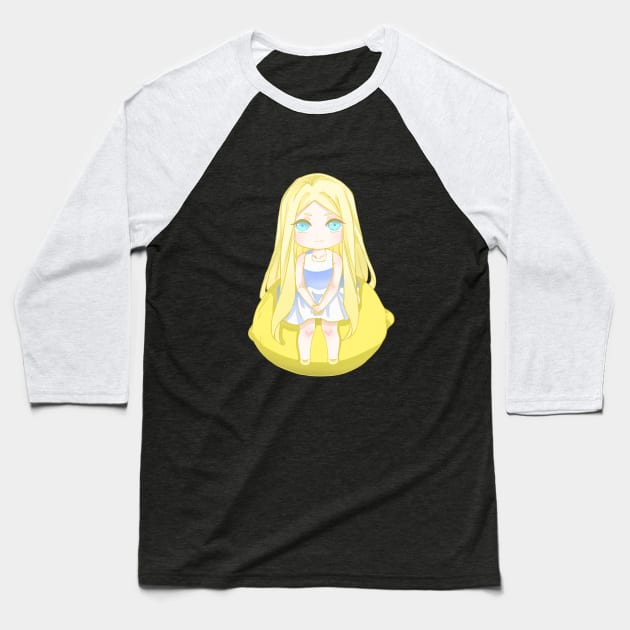 Lemon girl Baseball T-Shirt by L’étoile stéllaire